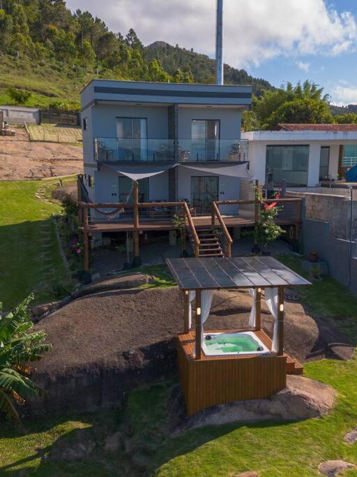 Casa Mirante Do Sol-Vista Exuberante Com Spa Governador Celso Ramos Dış mekan fotoğraf
