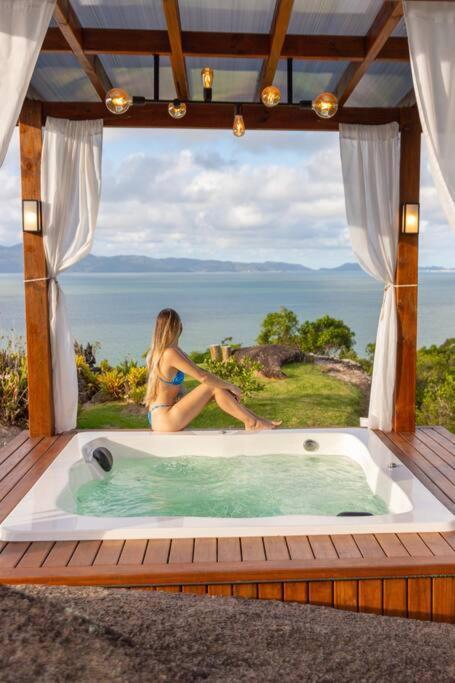 Casa Mirante Do Sol-Vista Exuberante Com Spa Governador Celso Ramos Dış mekan fotoğraf